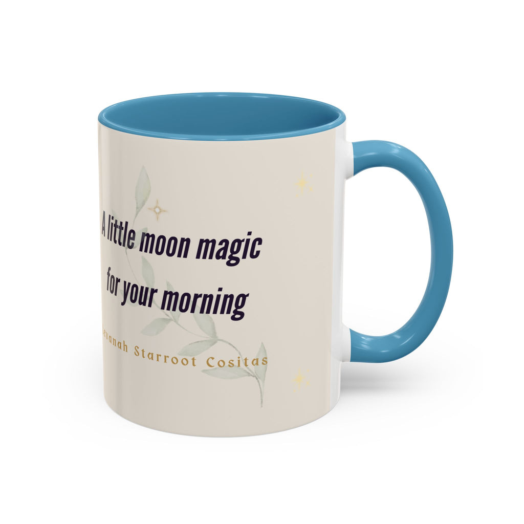 Moon Magic Accent Coffee Mug — "A little moon magic for your morning"