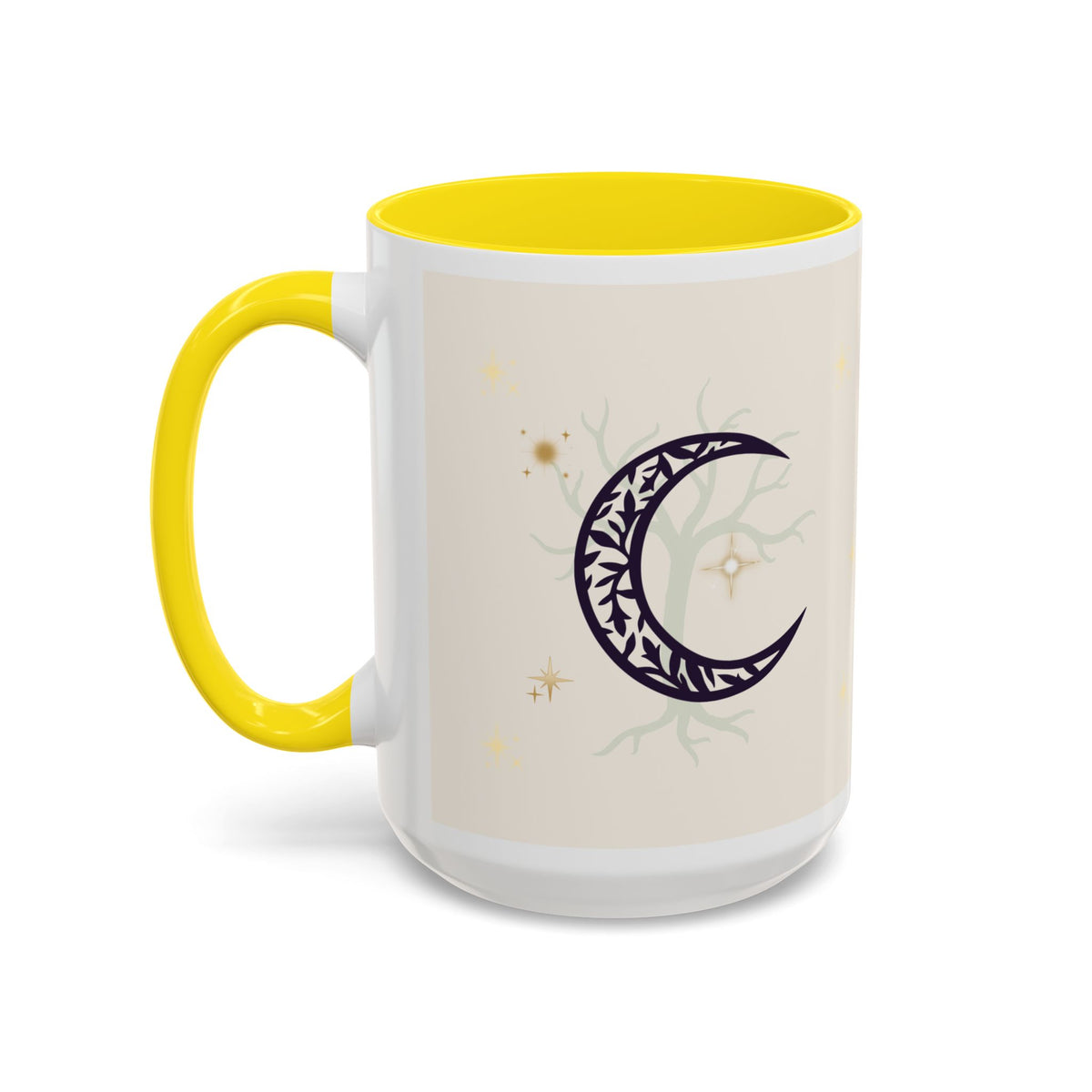 Moon Magic Accent Coffee Mug — "A little moon magic for your morning"