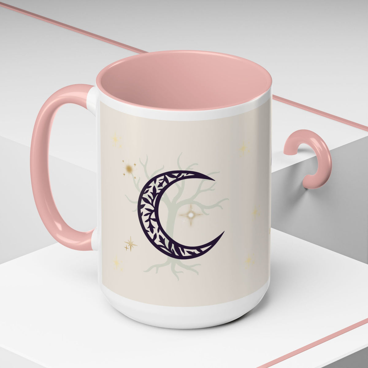 Moon Magic Accent Coffee Mug — "A little moon magic for your morning"