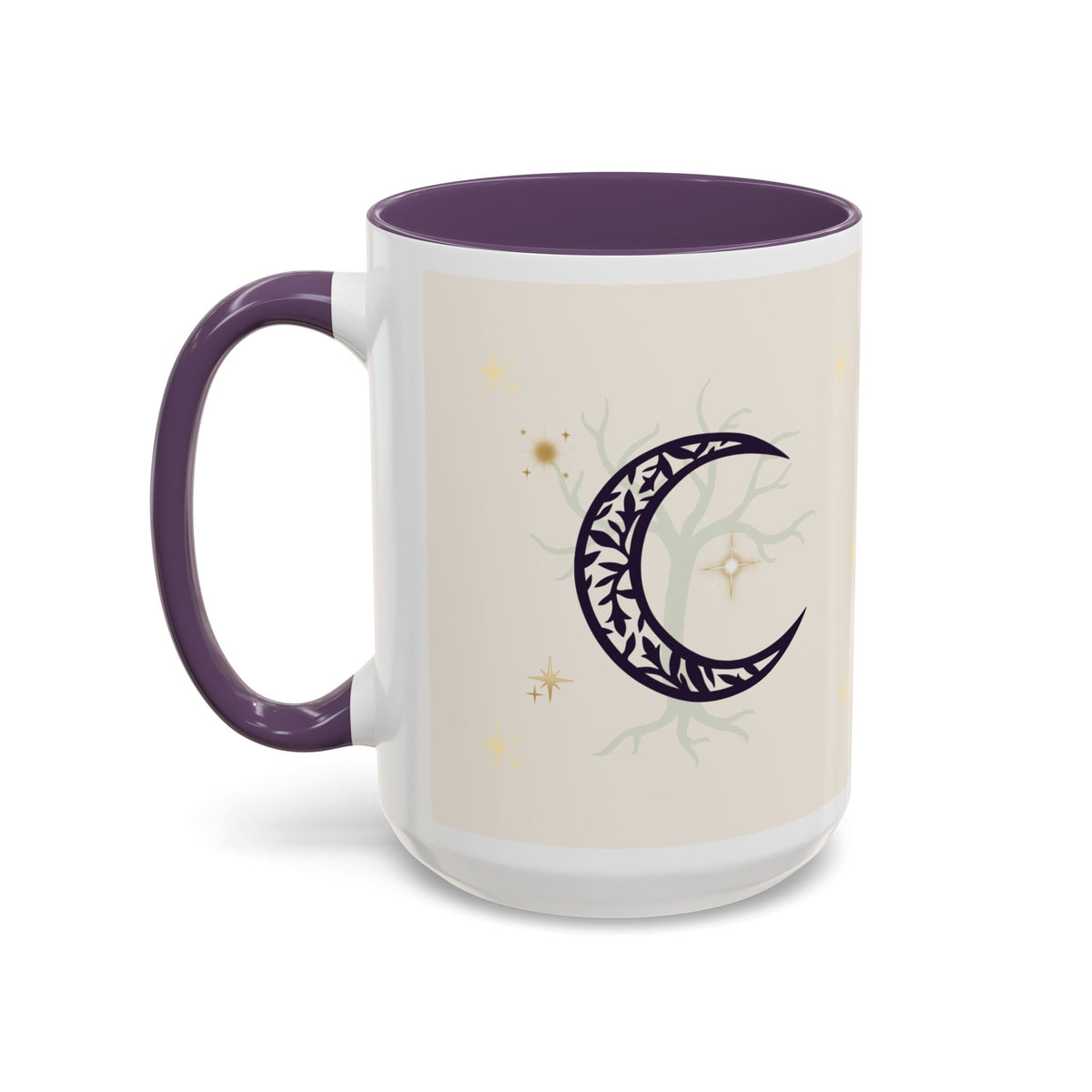 Moon Magic Accent Coffee Mug — "A little moon magic for your morning"