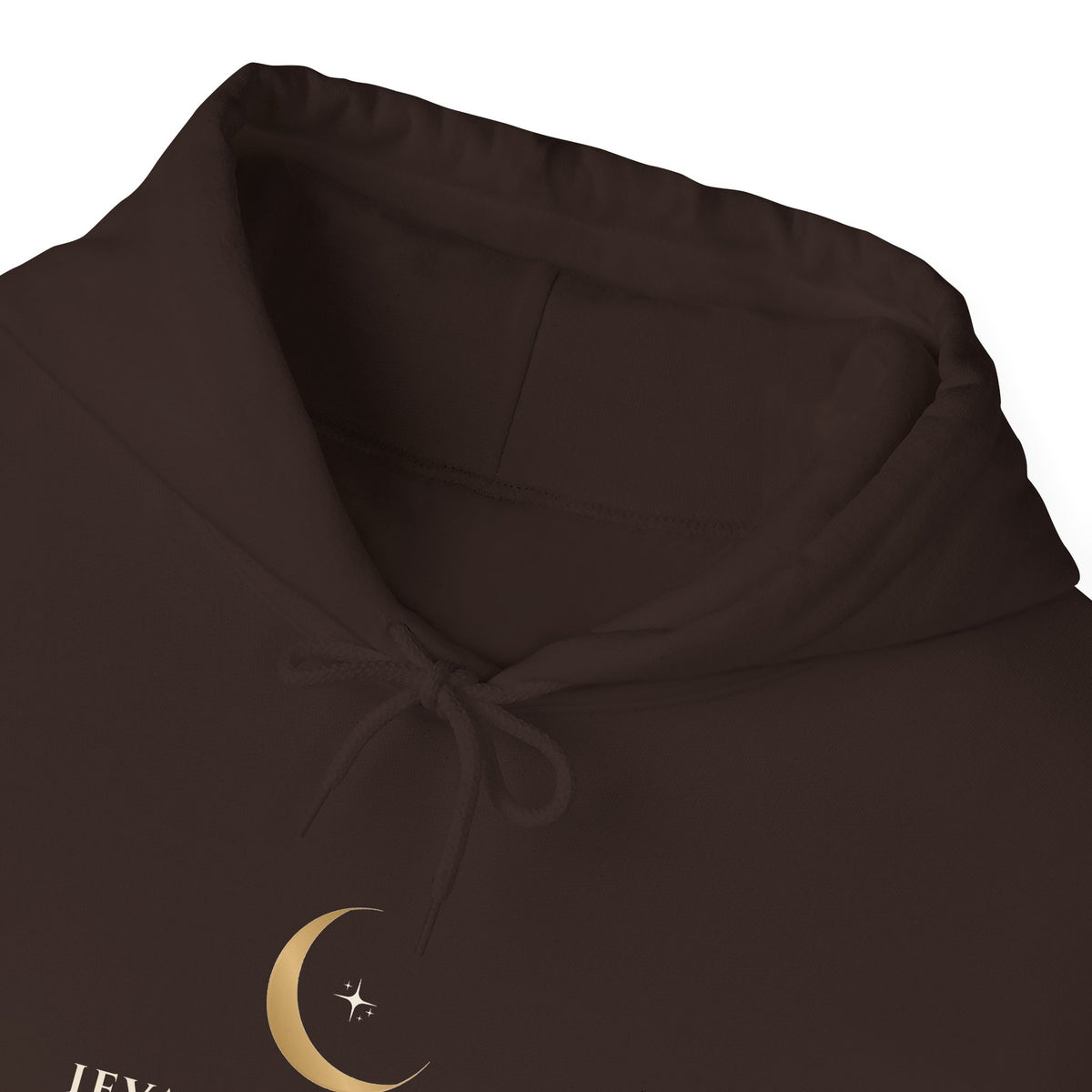 Celestial Moon Hoodie — 'Levanah Starrot' Crescent Moon Graphic Hoodie
