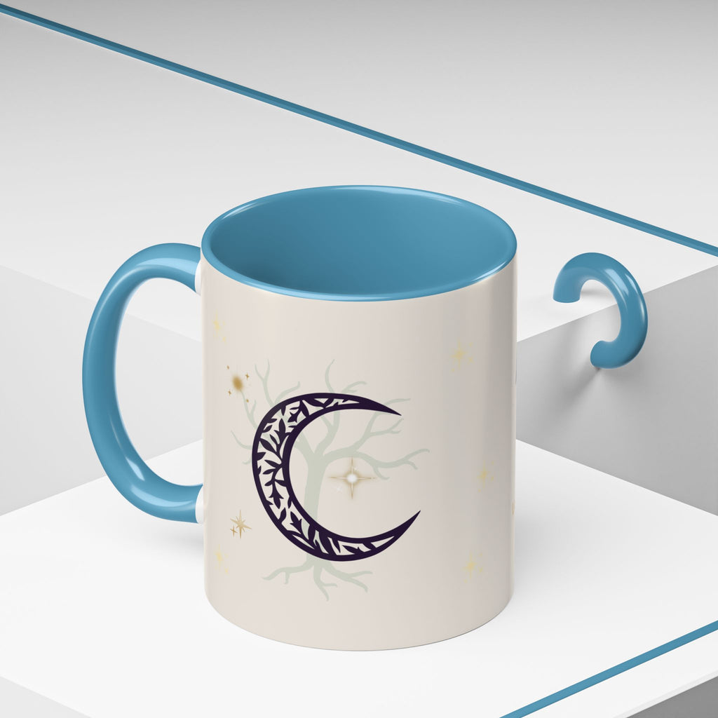 Moon Magic Accent Coffee Mug — "A little moon magic for your morning"