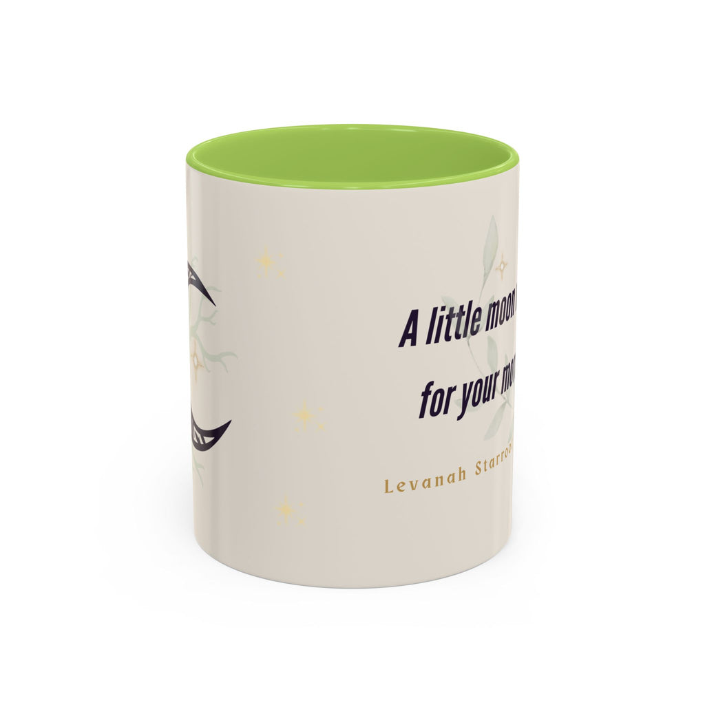 Moon Magic Accent Coffee Mug — "A little moon magic for your morning"