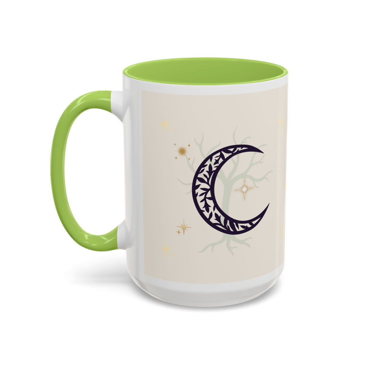 Moon Magic Accent Coffee Mug — "A little moon magic for your morning"