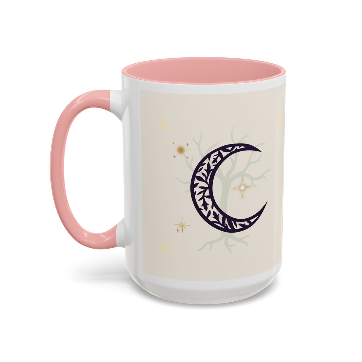 Moon Magic Accent Coffee Mug — "A little moon magic for your morning"
