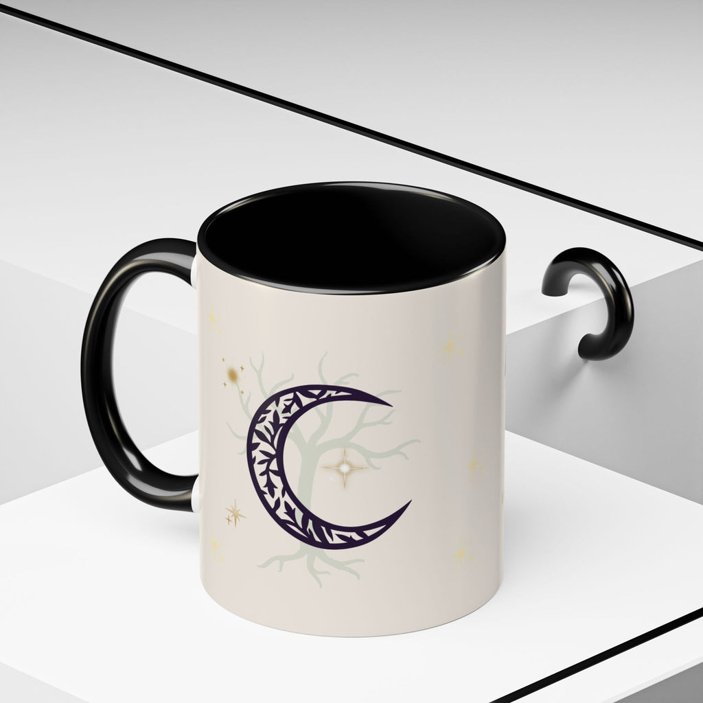 Moon Magic Accent Coffee Mug — "A little moon magic for your morning"