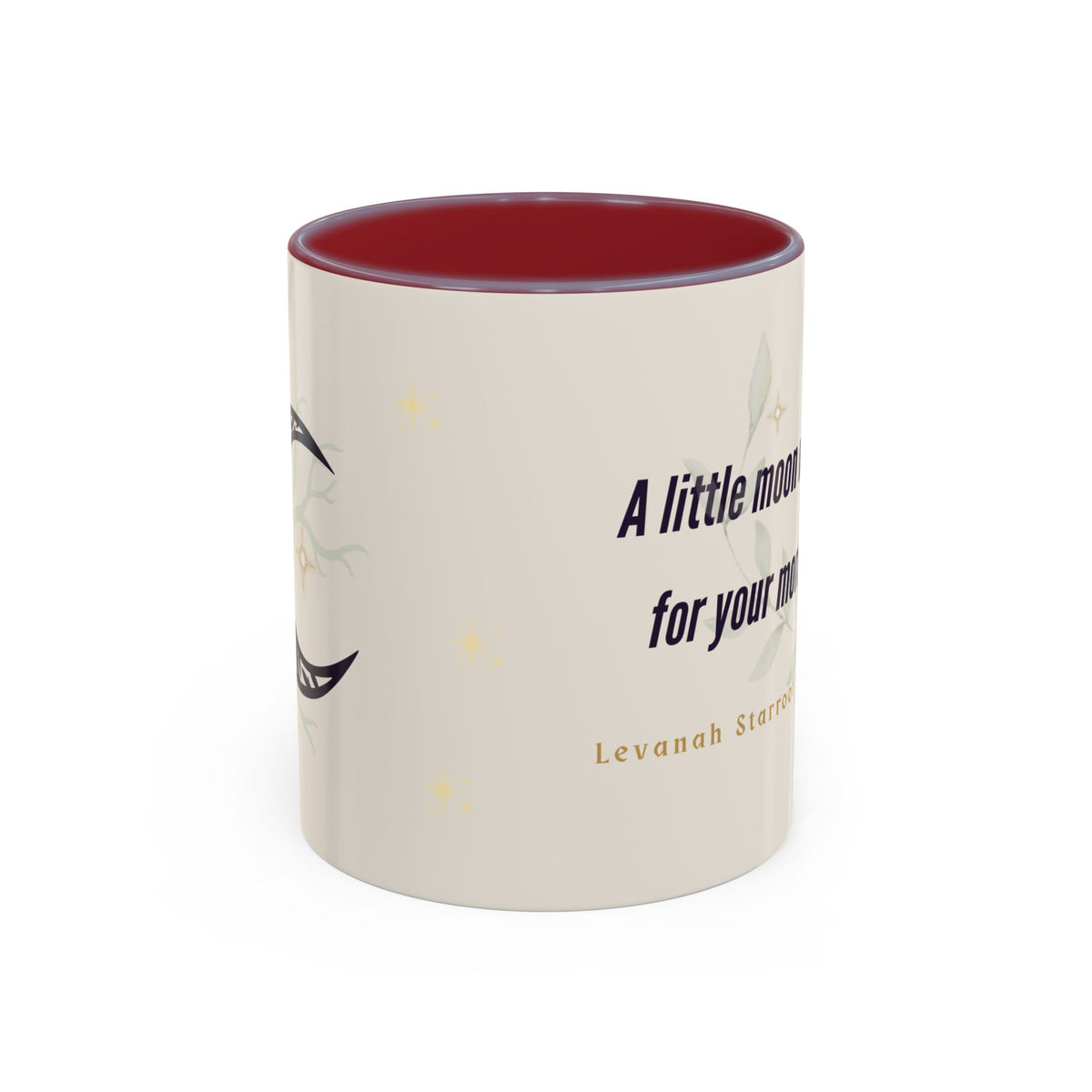 Moon Magic Accent Coffee Mug — "A little moon magic for your morning"