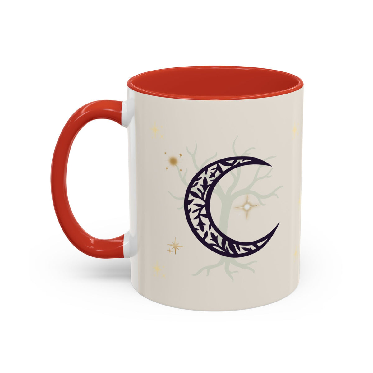 Moon Magic Accent Coffee Mug — "A little moon magic for your morning"