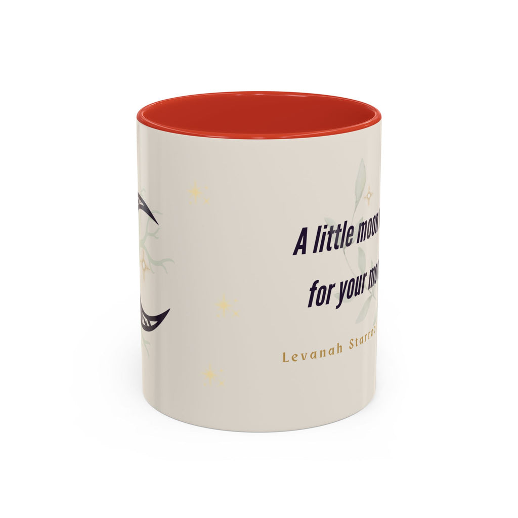 Moon Magic Accent Coffee Mug — "A little moon magic for your morning"