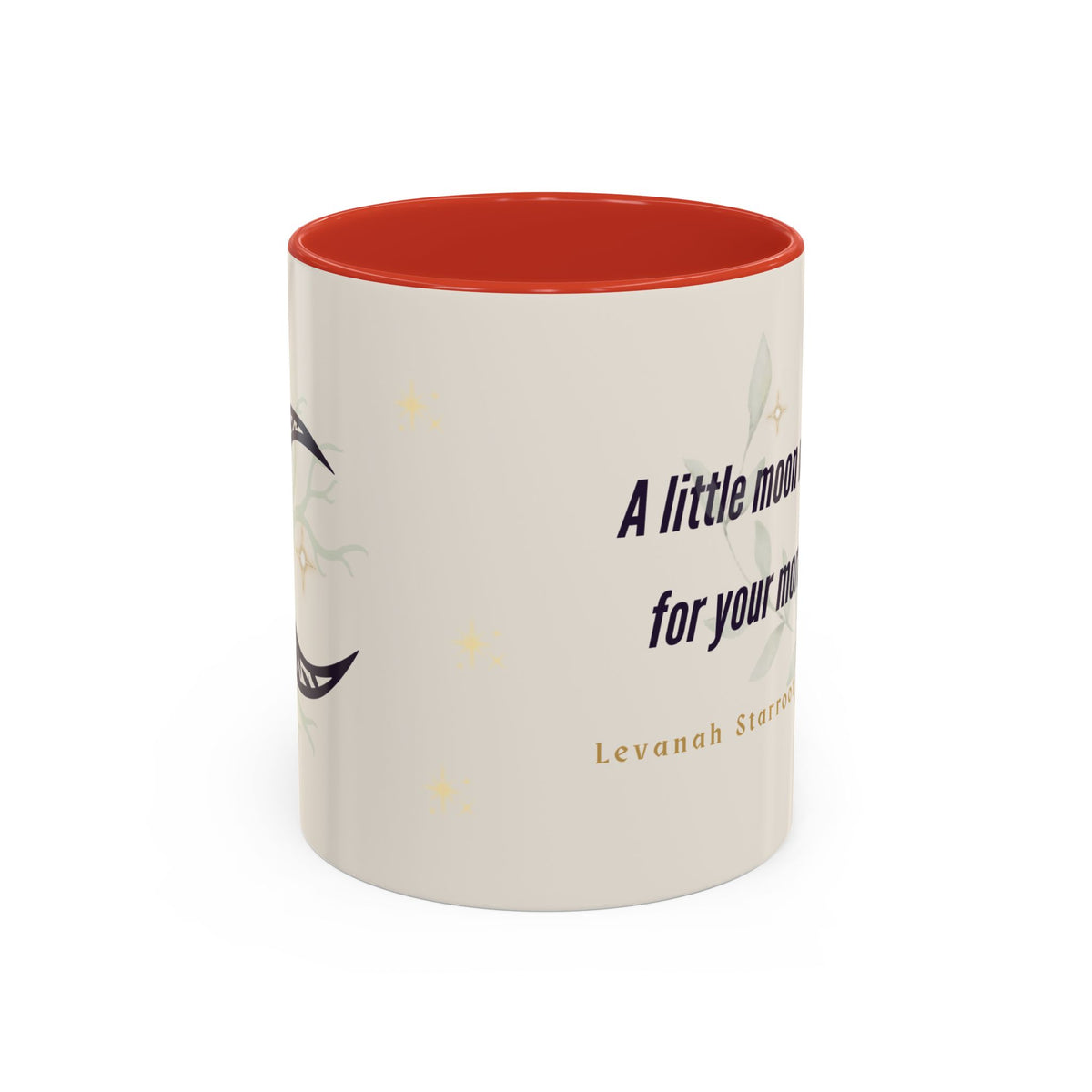 Moon Magic Accent Coffee Mug — "A little moon magic for your morning"