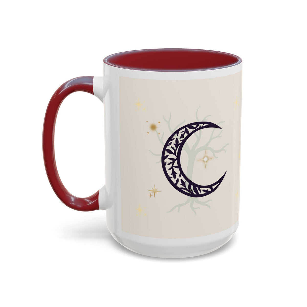 Moon Magic Accent Coffee Mug — "A little moon magic for your morning"