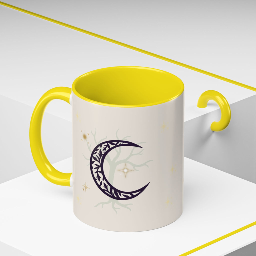 Moon Magic Accent Coffee Mug — "A little moon magic for your morning"