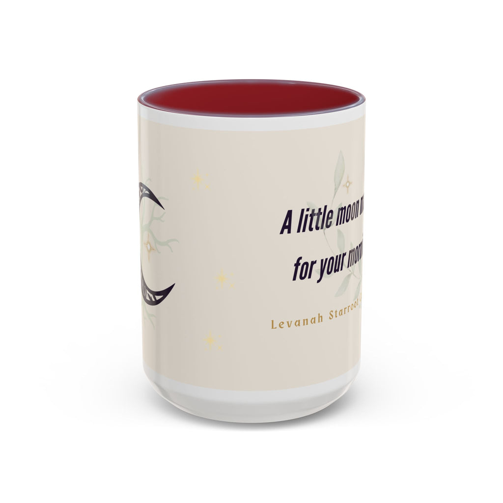 Moon Magic Accent Coffee Mug — "A little moon magic for your morning"