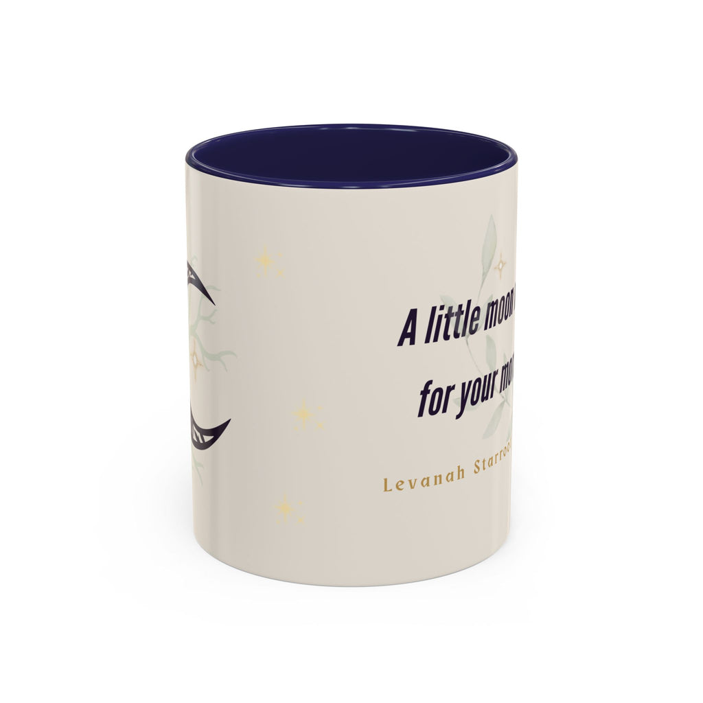 Moon Magic Accent Coffee Mug — "A little moon magic for your morning"