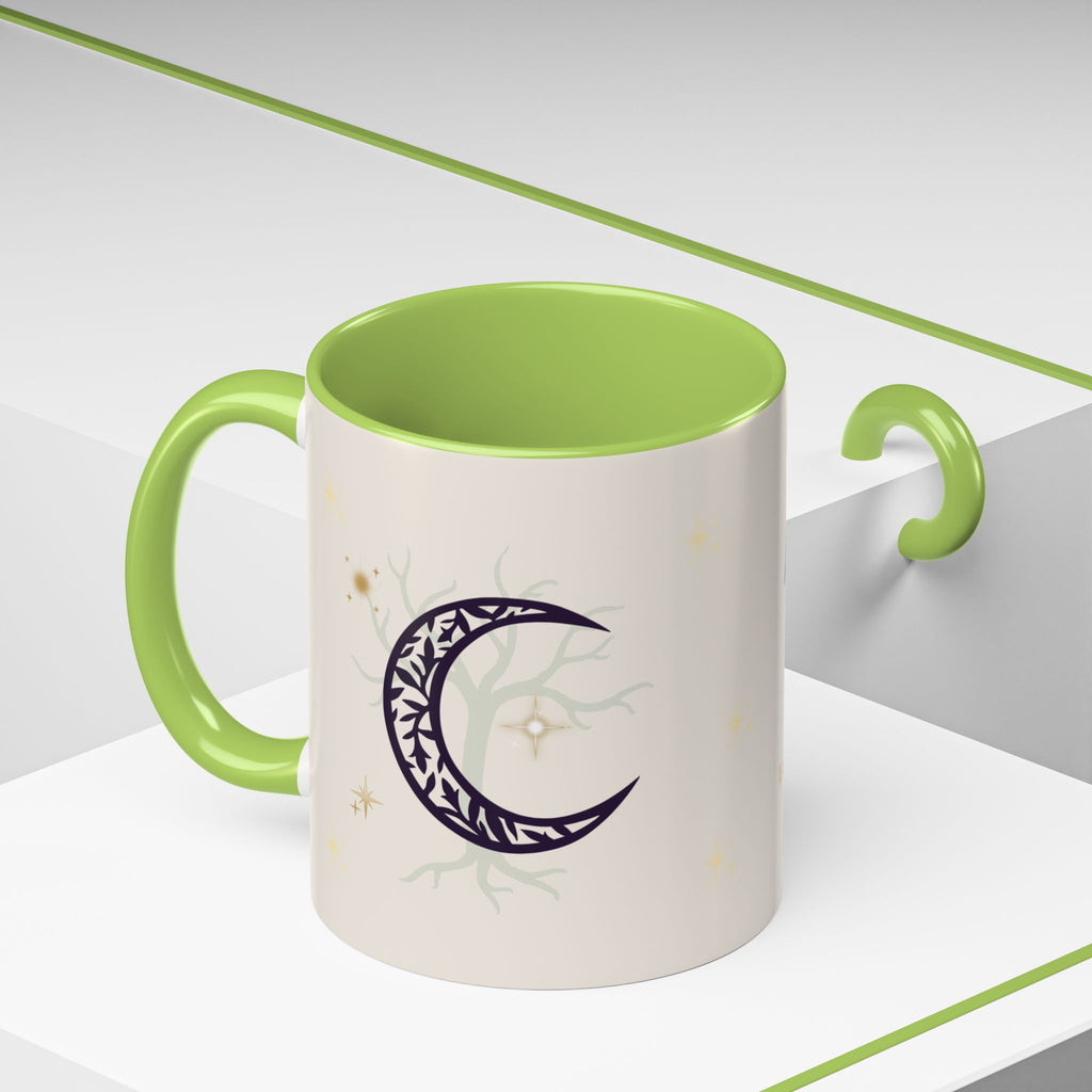 Moon Magic Accent Coffee Mug — "A little moon magic for your morning"