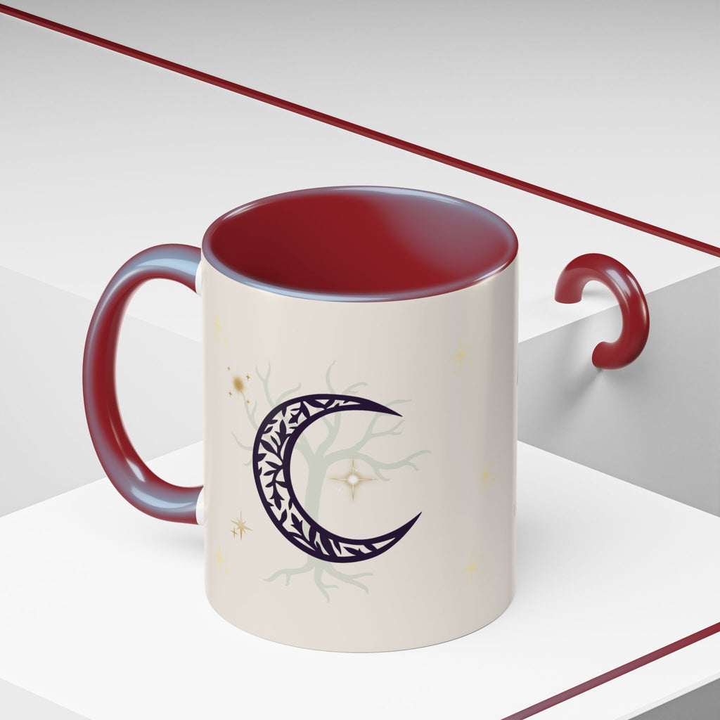 Moon Magic Accent Coffee Mug — "A little moon magic for your morning"