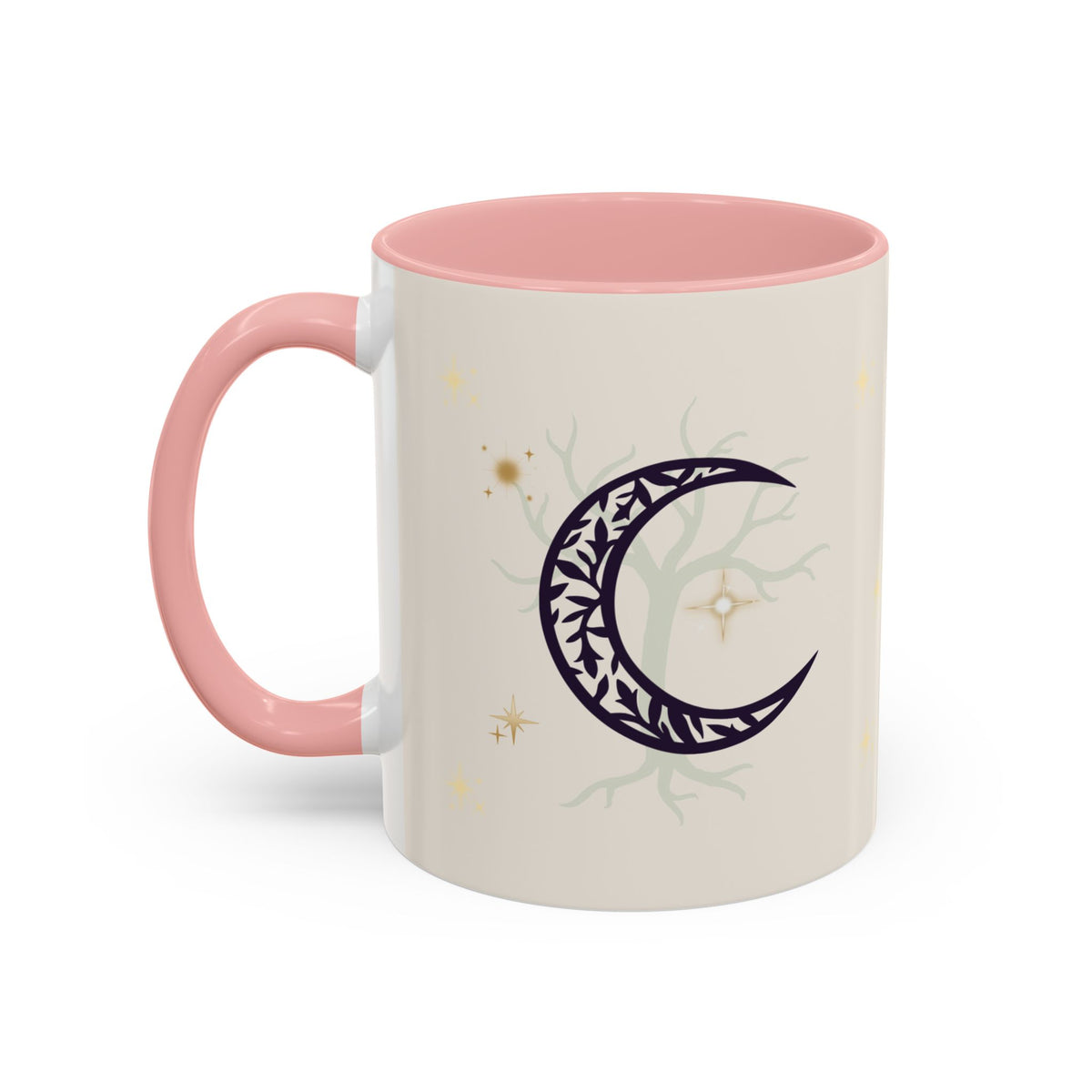 Moon Magic Accent Coffee Mug — "A little moon magic for your morning"