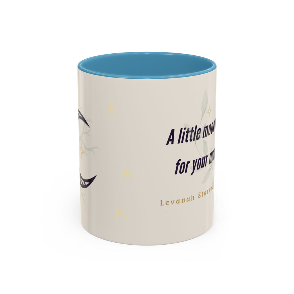 Moon Magic Accent Coffee Mug — "A little moon magic for your morning"