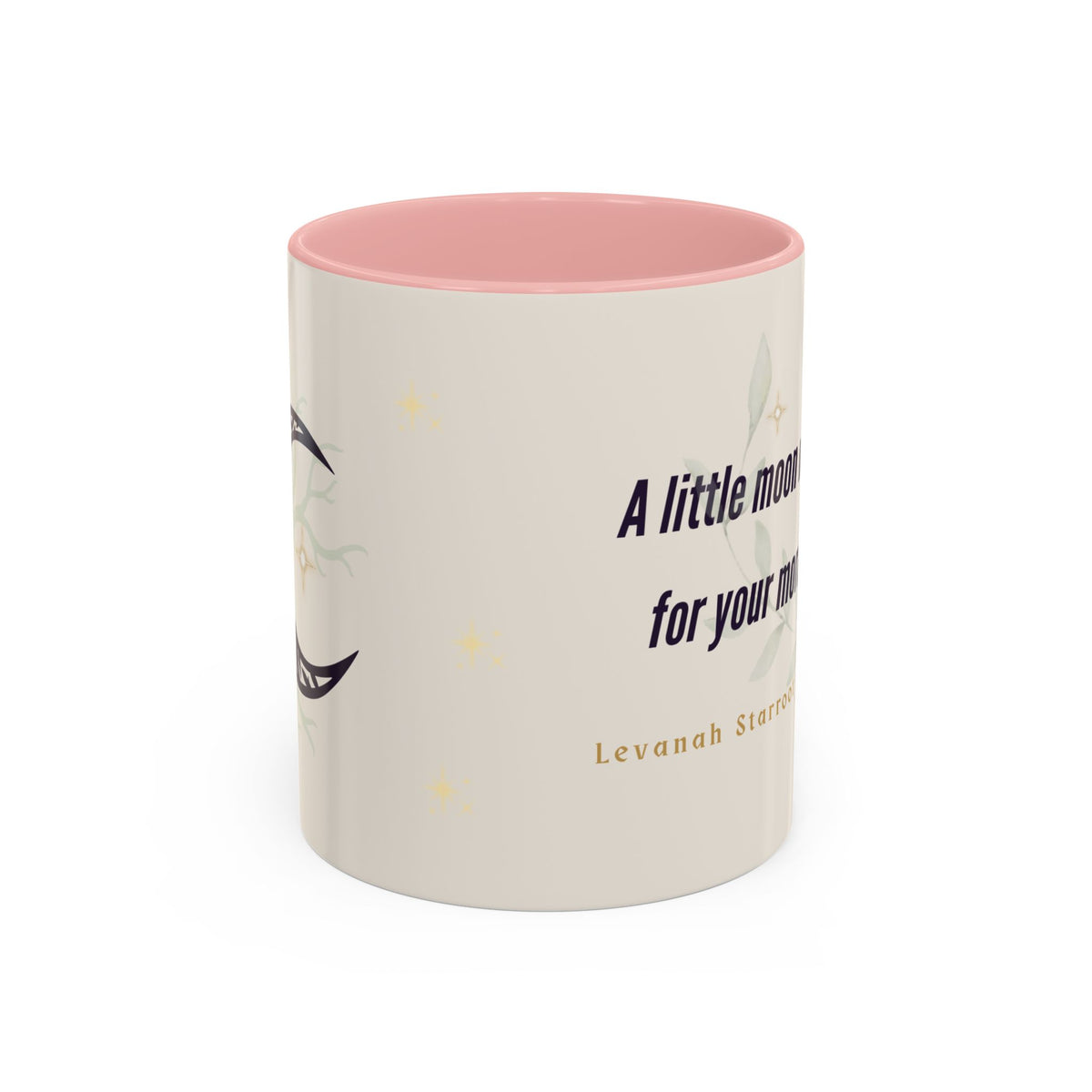 Moon Magic Accent Coffee Mug — "A little moon magic for your morning"
