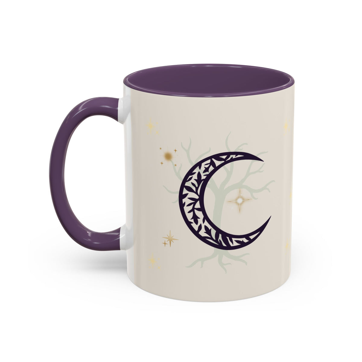 Moon Magic Accent Coffee Mug — "A little moon magic for your morning"