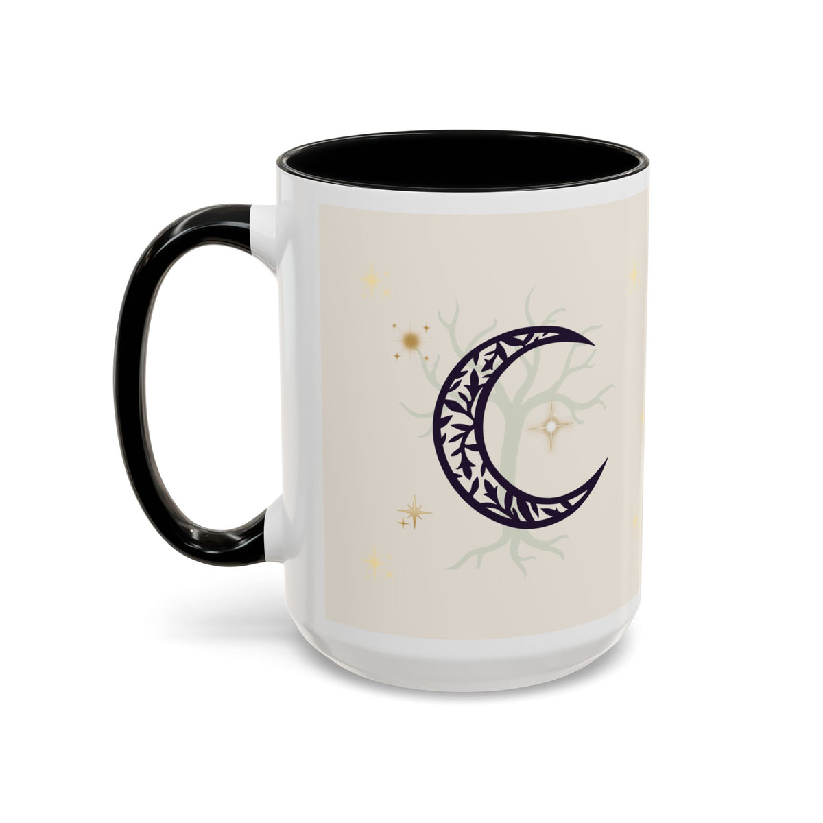 Moon Magic Accent Coffee Mug — "A little moon magic for your morning"