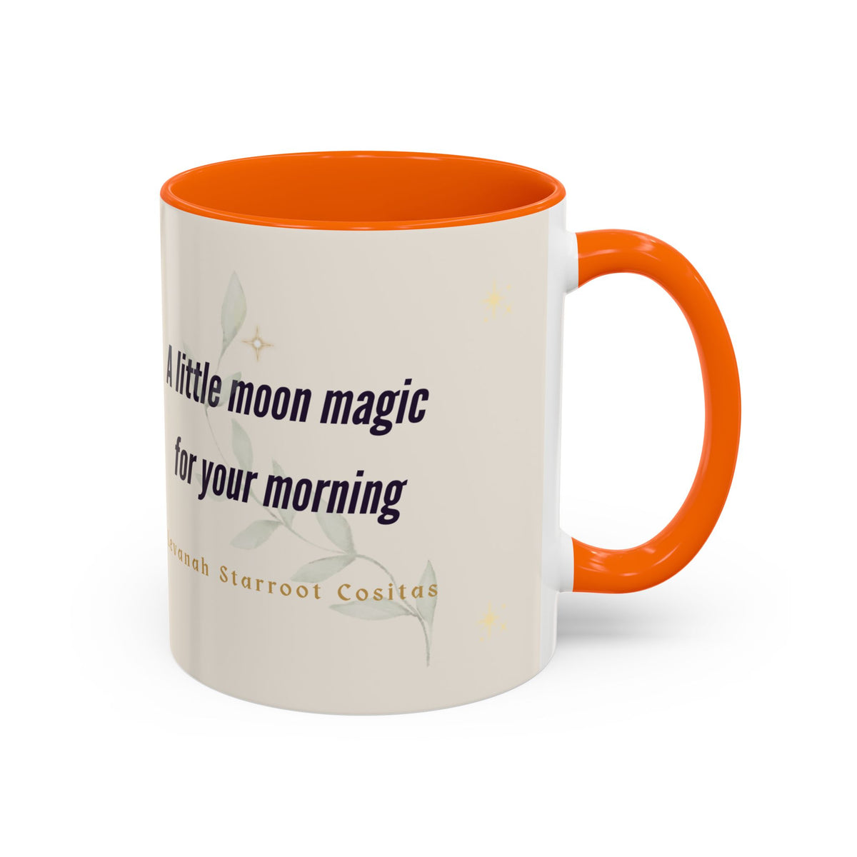Moon Magic Accent Coffee Mug — "A little moon magic for your morning"