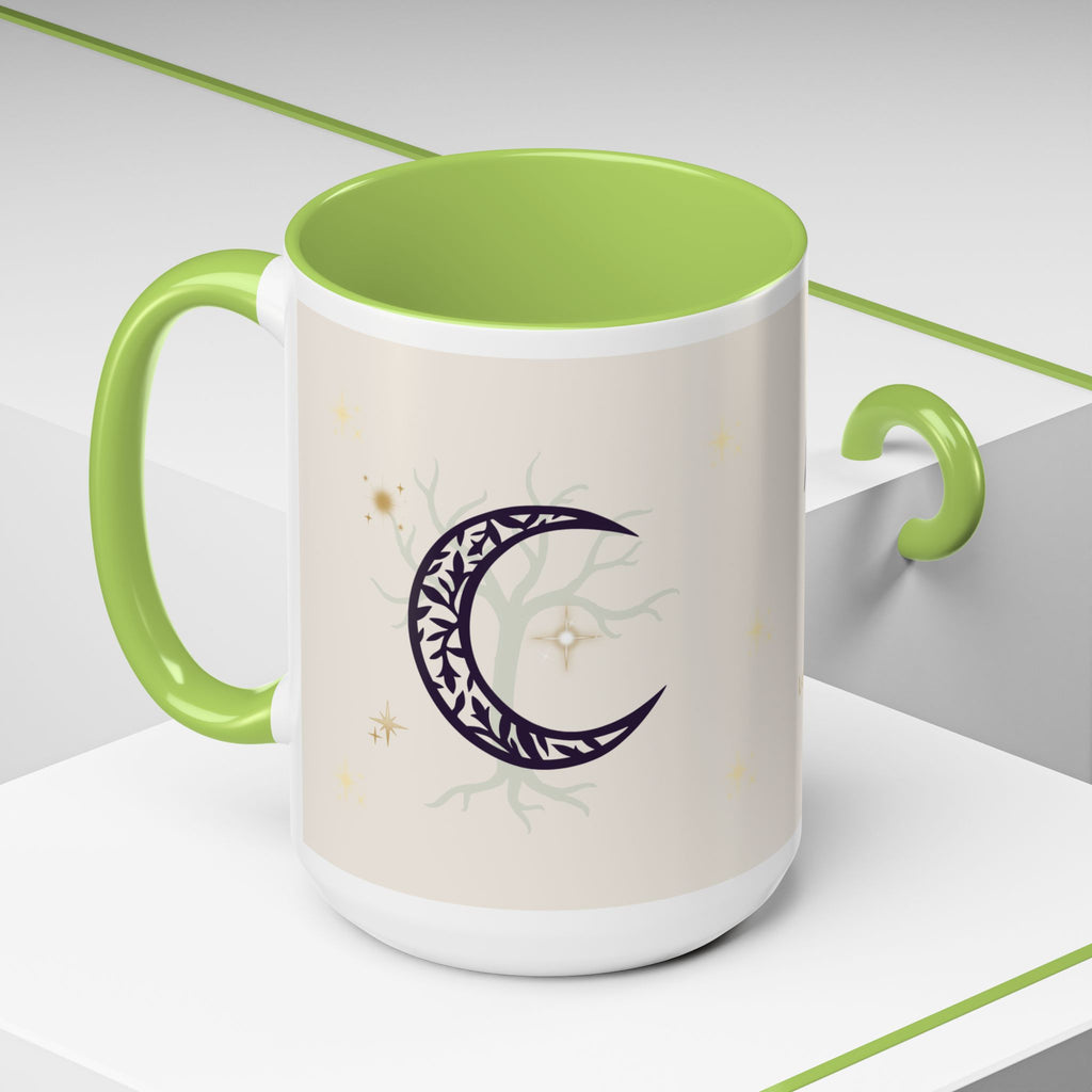 Moon Magic Accent Coffee Mug — "A little moon magic for your morning"