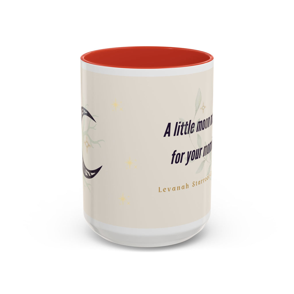 Moon Magic Accent Coffee Mug — "A little moon magic for your morning"