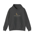 Celestial Moon Hoodie — 'Levanah Starrot' Crescent Moon Graphic Hoodie