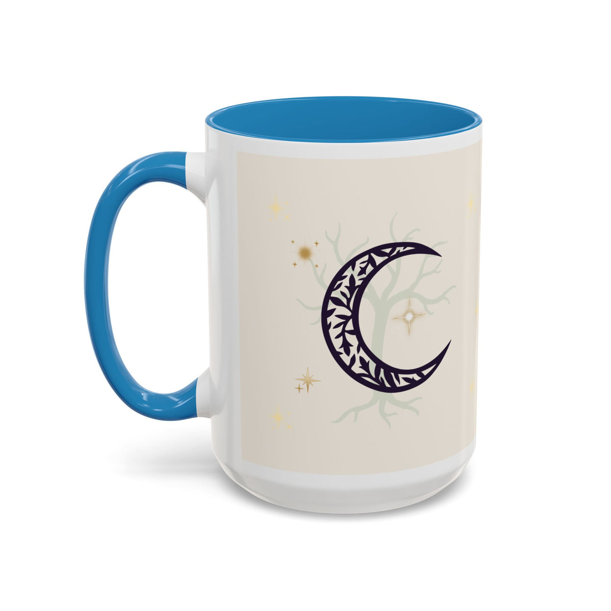 Moon Magic Accent Coffee Mug — "A little moon magic for your morning"