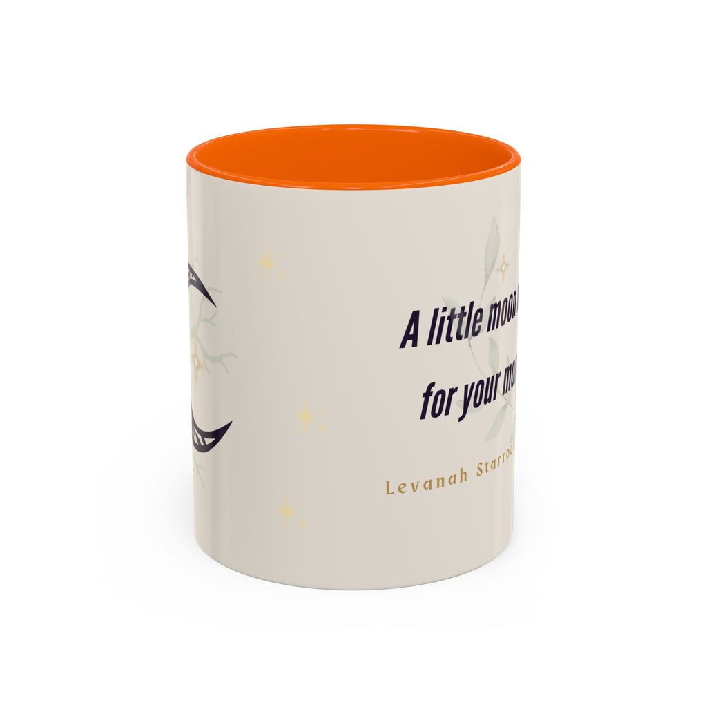 Moon Magic Accent Coffee Mug — "A little moon magic for your morning"