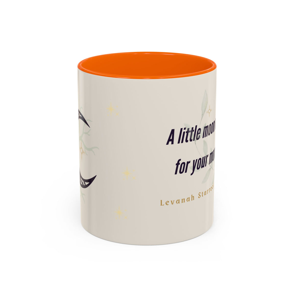 Moon Magic Accent Coffee Mug — "A little moon magic for your morning"