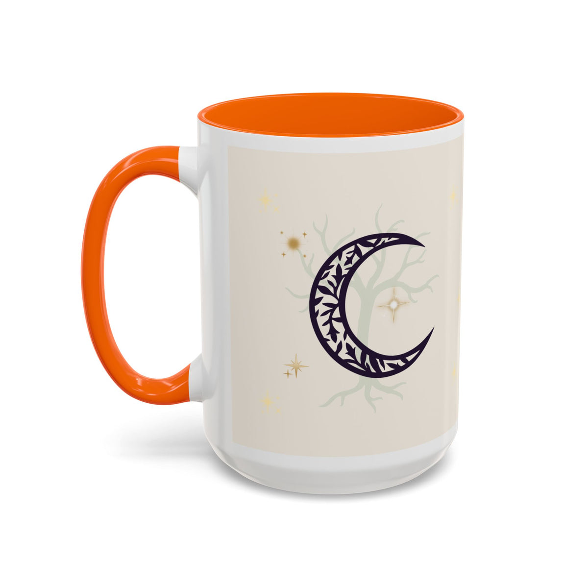 Moon Magic Accent Coffee Mug — "A little moon magic for your morning"