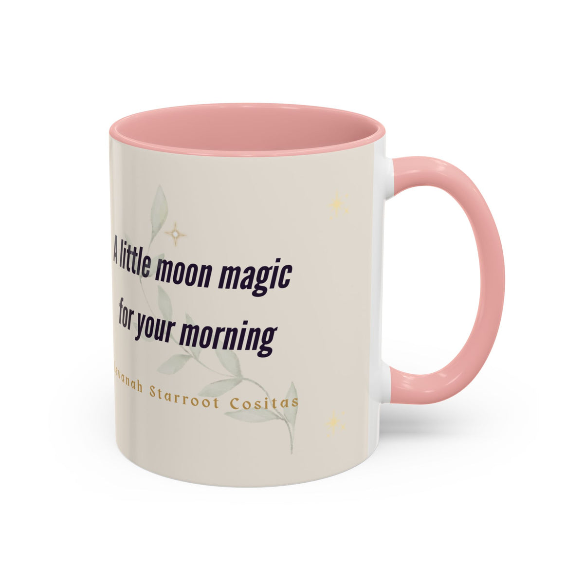 Moon Magic Accent Coffee Mug — "A little moon magic for your morning"