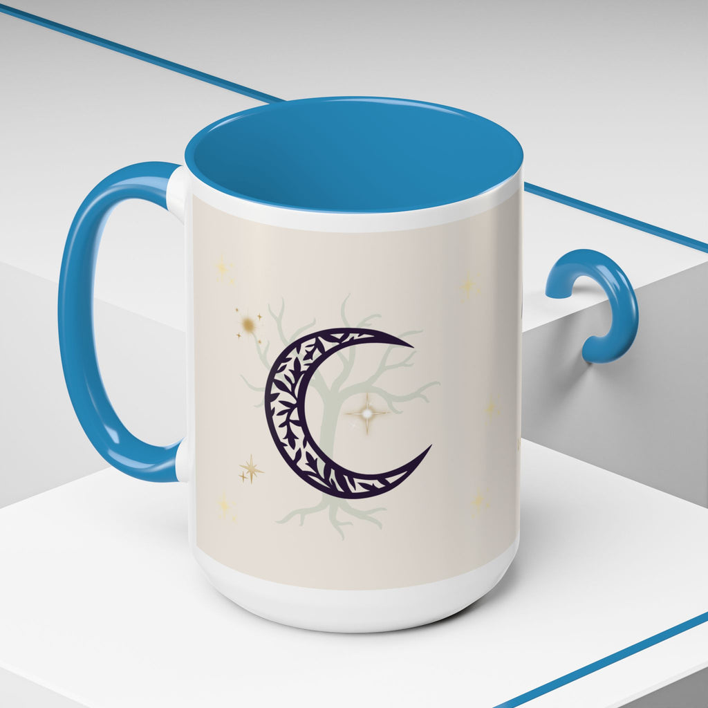 Moon Magic Accent Coffee Mug — "A little moon magic for your morning"