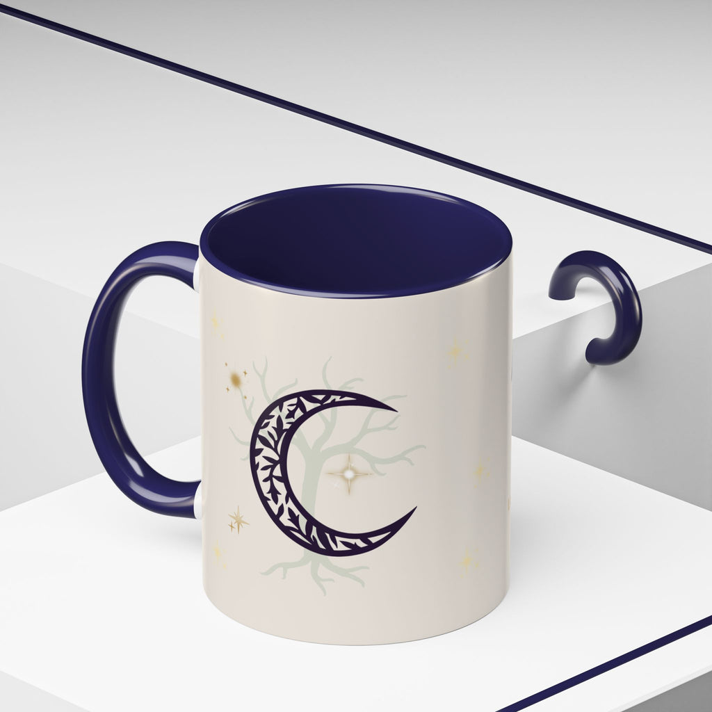 Moon Magic Accent Coffee Mug — "A little moon magic for your morning"