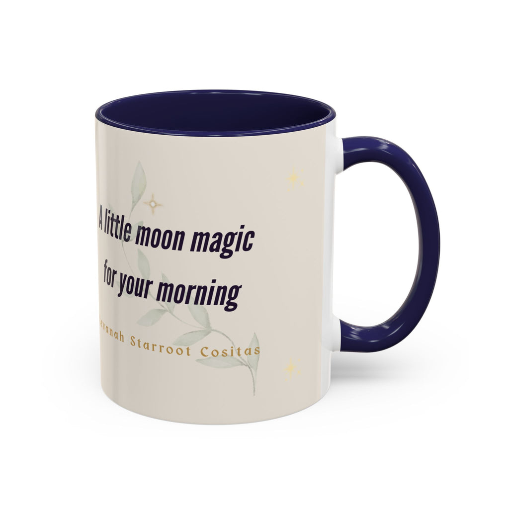 Moon Magic Accent Coffee Mug — "A little moon magic for your morning"