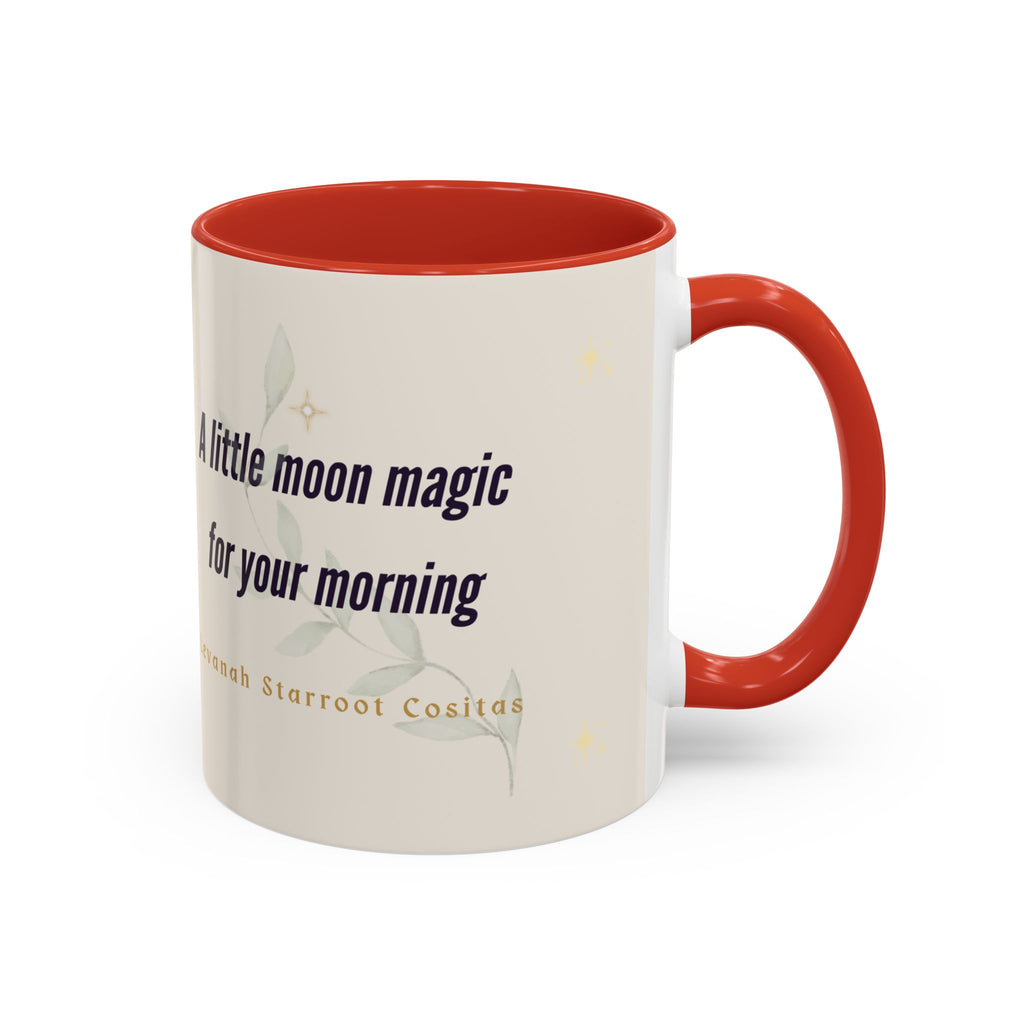Moon Magic Accent Coffee Mug — "A little moon magic for your morning"