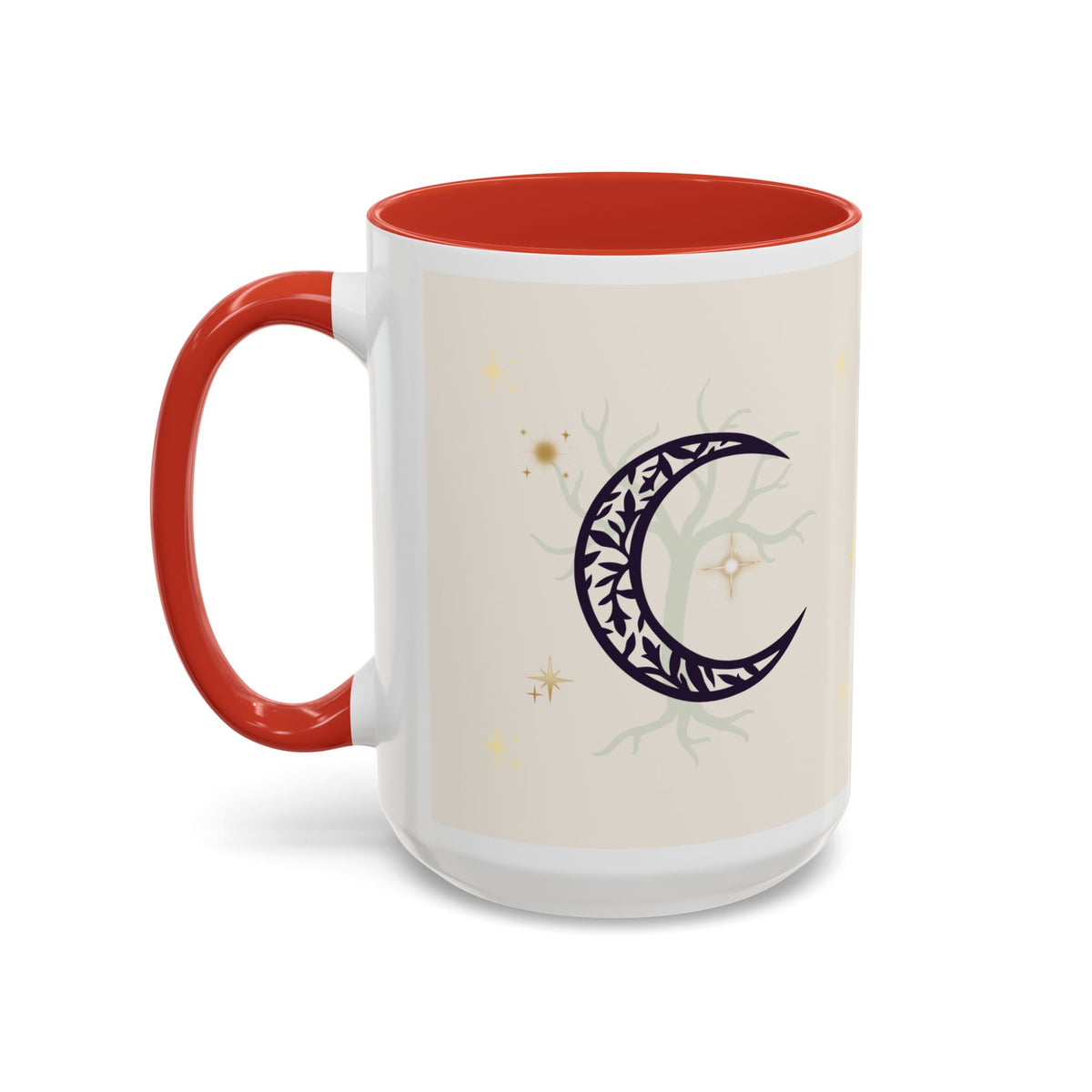 Moon Magic Accent Coffee Mug — "A little moon magic for your morning"