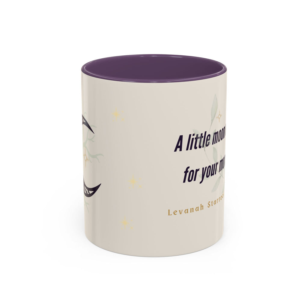 Moon Magic Accent Coffee Mug — "A little moon magic for your morning"