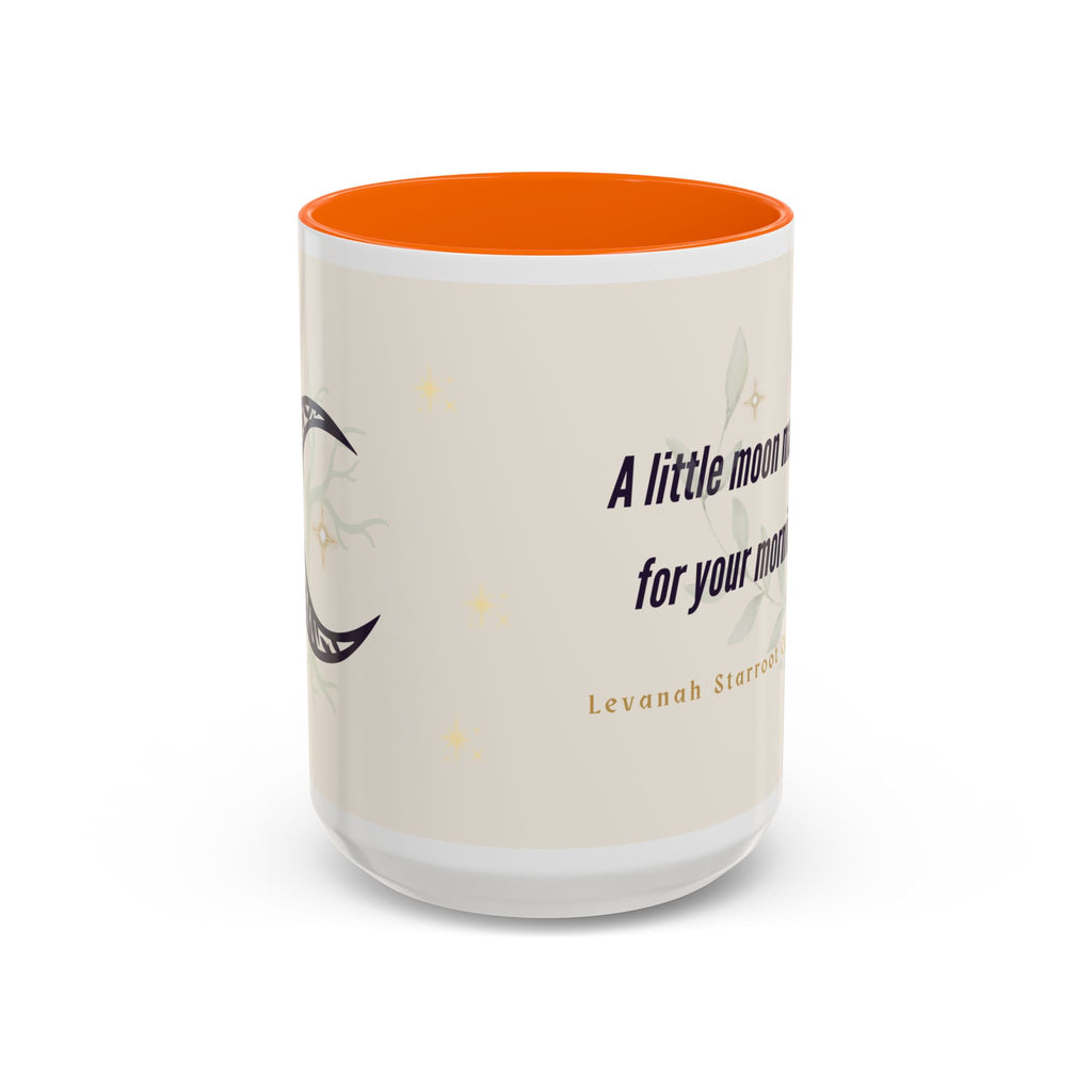 Moon Magic Accent Coffee Mug — "A little moon magic for your morning"