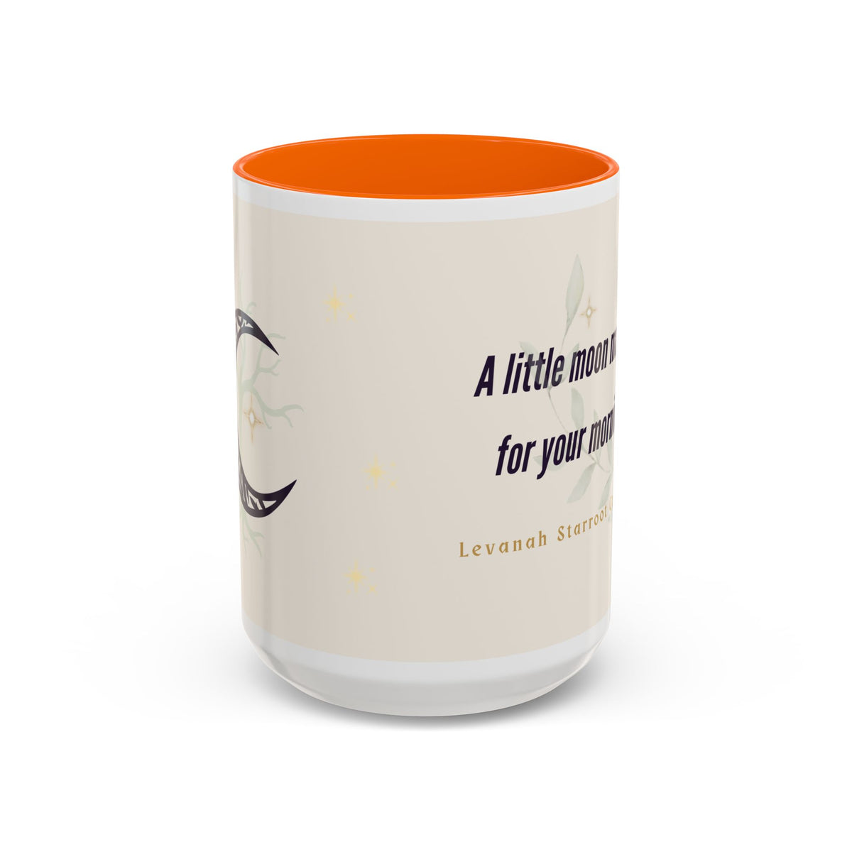 Moon Magic Accent Coffee Mug — "A little moon magic for your morning"