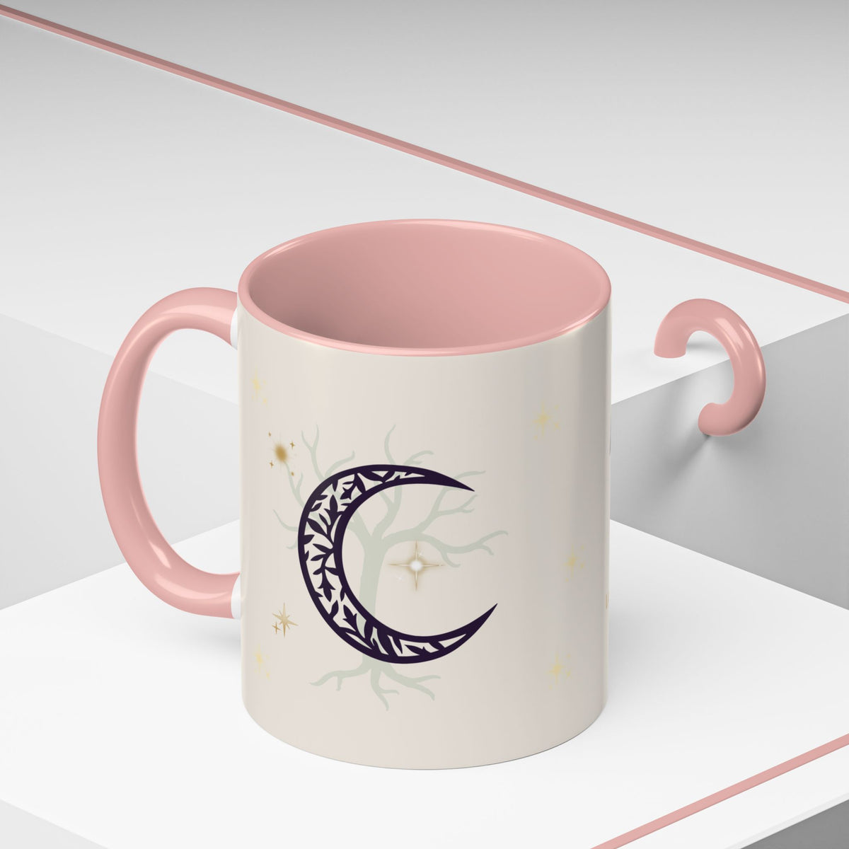 Moon Magic Accent Coffee Mug — "A little moon magic for your morning"