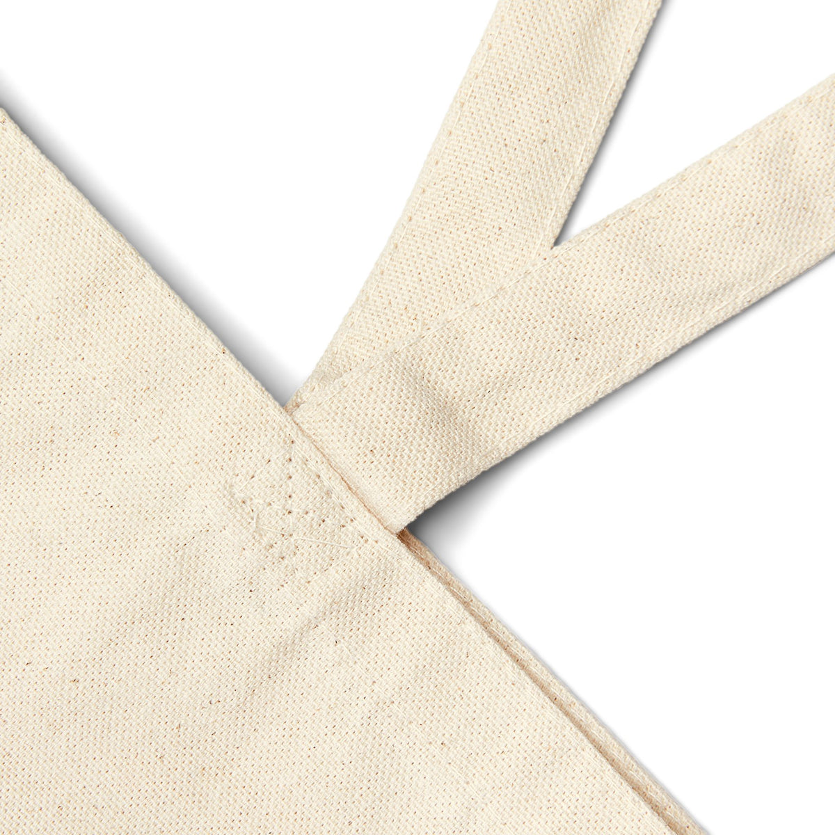 Moon Crest Cotton Tote—Minimal Celestial Canvas Bag with Crescent Moon Design