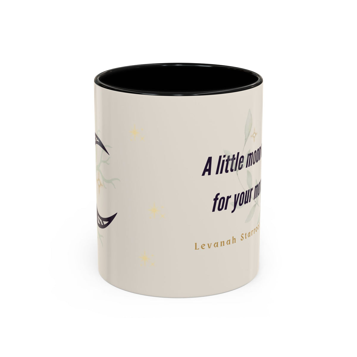Moon Magic Accent Coffee Mug — "A little moon magic for your morning"