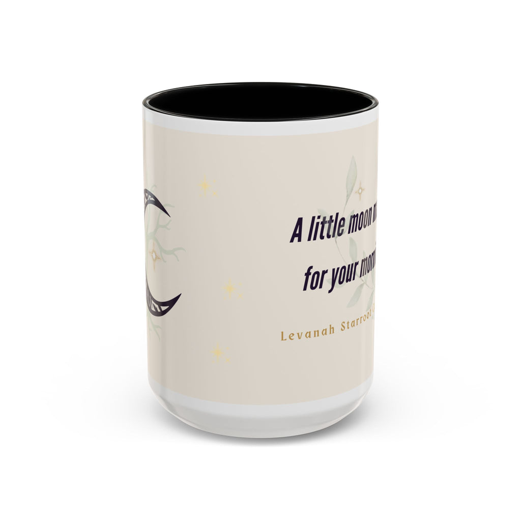 Moon Magic Accent Coffee Mug — "A little moon magic for your morning"