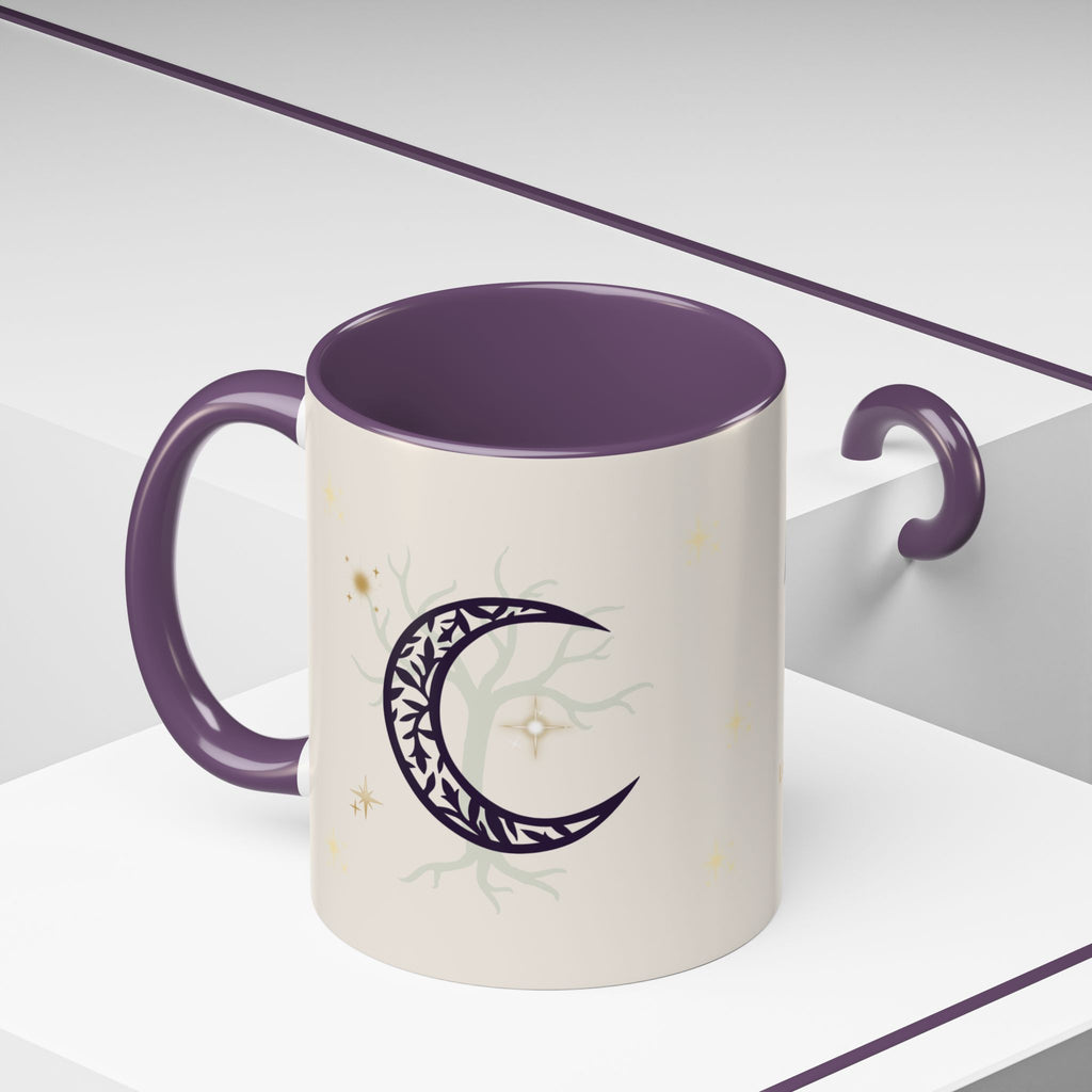 Moon Magic Accent Coffee Mug — "A little moon magic for your morning"